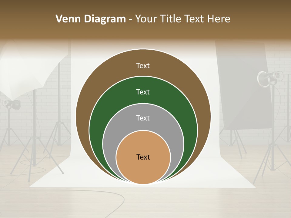 Tripod Empty Floor PowerPoint Template