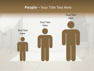 Tripod Empty Floor PowerPoint Template