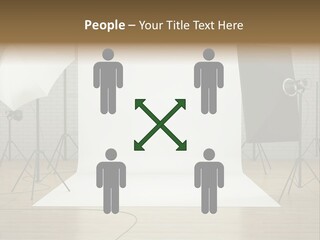 Tripod Empty Floor PowerPoint Template