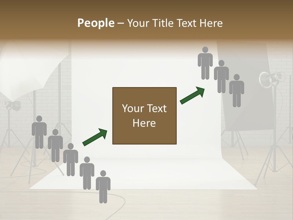 Tripod Empty Floor PowerPoint Template