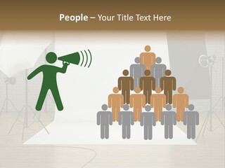 Tripod Empty Floor PowerPoint Template
