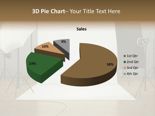 Tripod Empty Floor PowerPoint Template