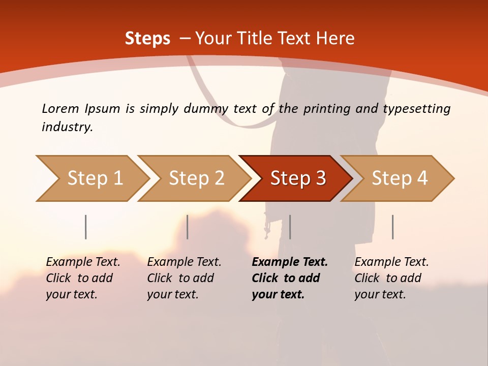 Camo Carbine Rifle PowerPoint Template