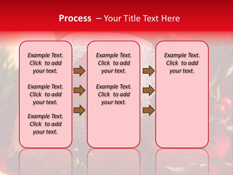 Christmas Winter Holly PowerPoint Template