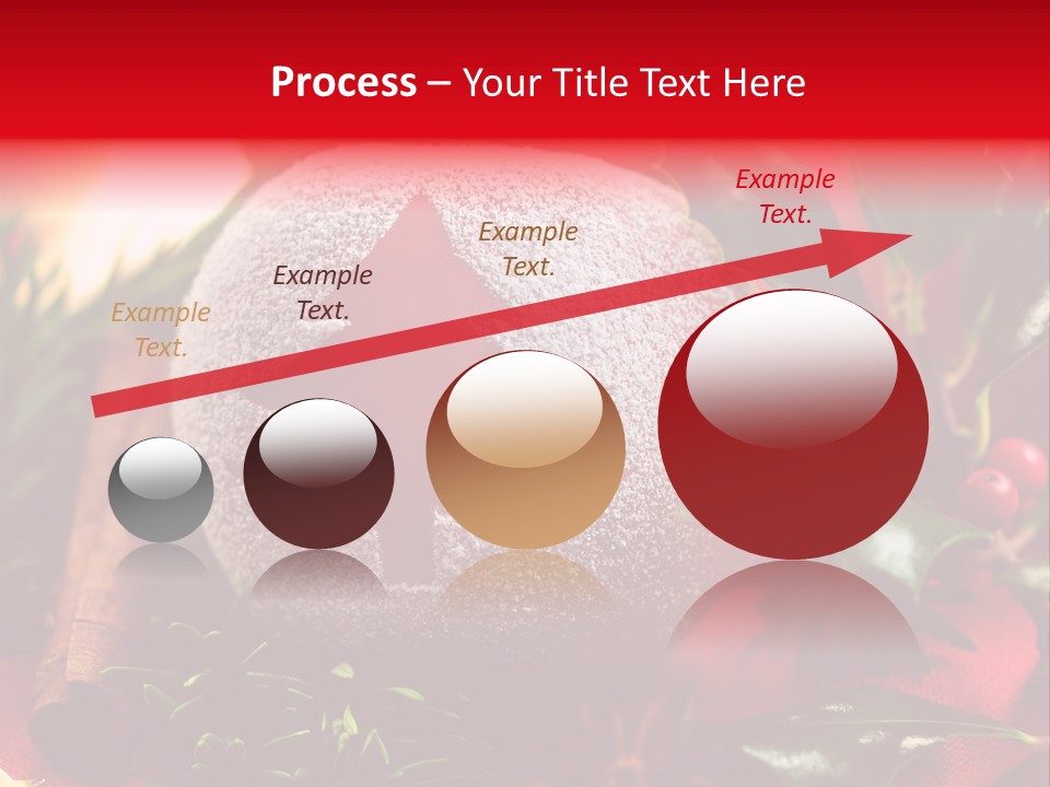 Christmas Winter Holly PowerPoint Template