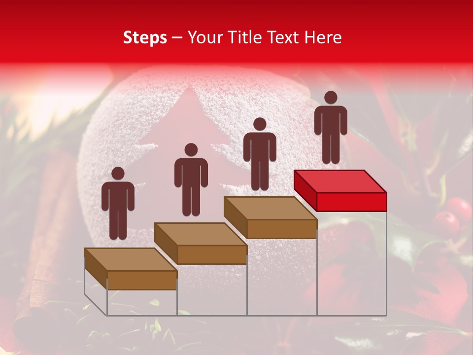 Christmas Winter Holly PowerPoint Template
