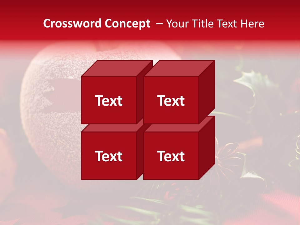 Christmas Tree Christmas Decoration Cinnamon PowerPoint Template