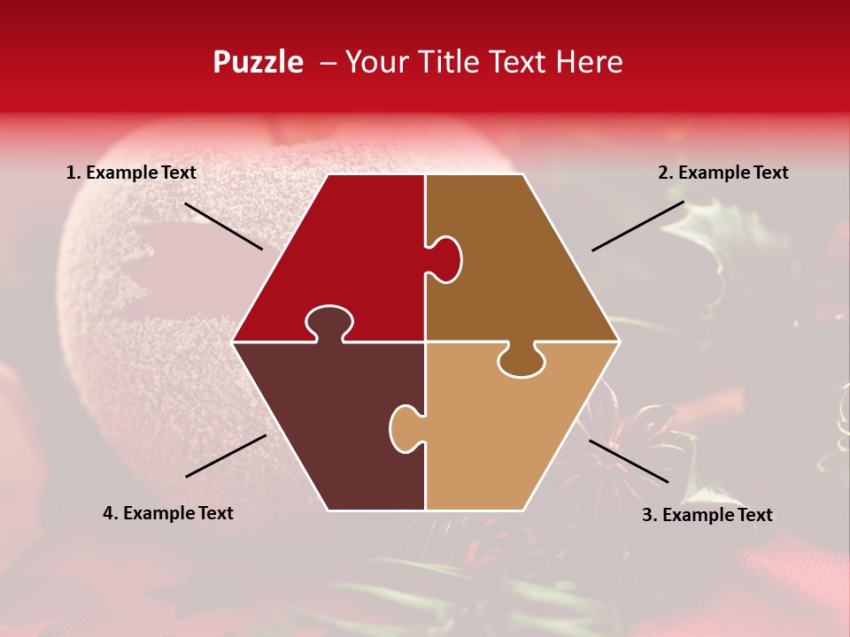 Christmas Tree Christmas Decoration Cinnamon PowerPoint Template