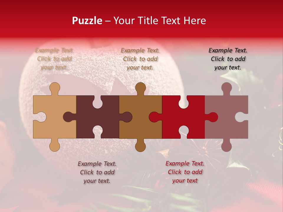 Christmas Tree Christmas Decoration Cinnamon PowerPoint Template