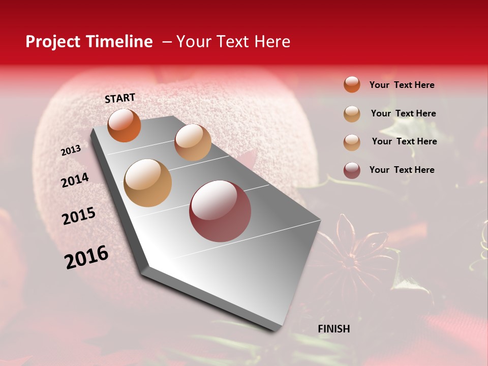 Christmas Tree Christmas Decoration Cinnamon PowerPoint Template