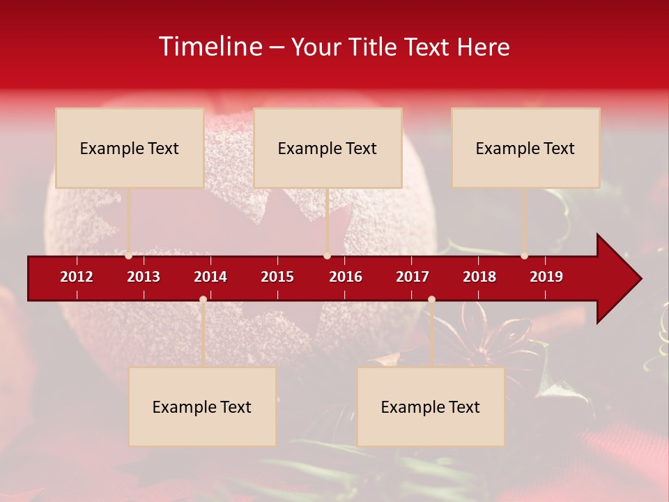 Christmas Tree Christmas Decoration Cinnamon PowerPoint Template