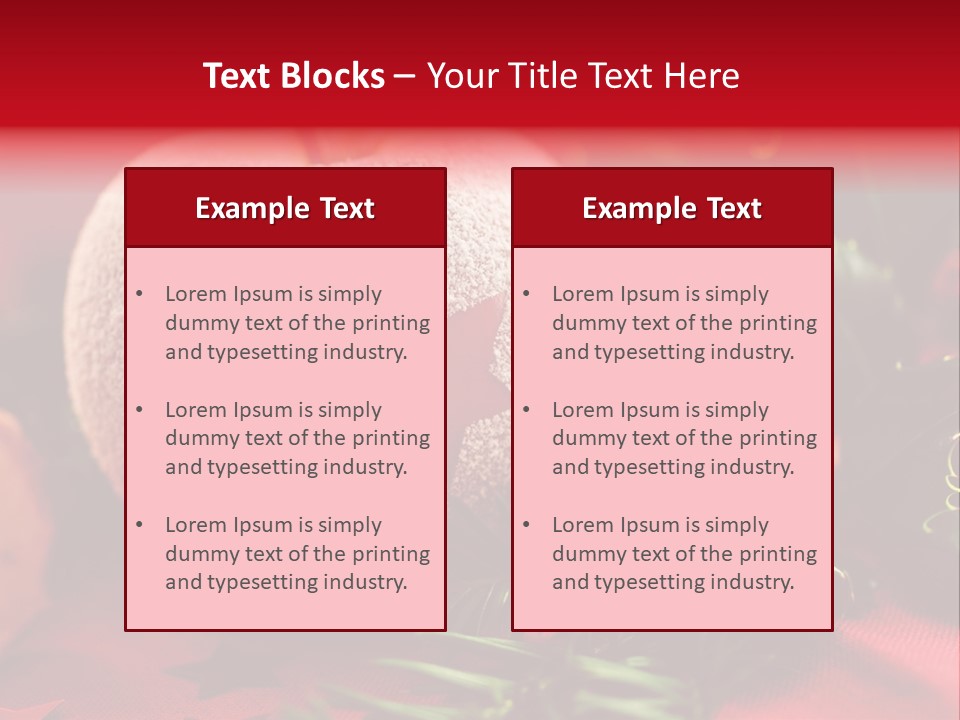 Christmas Tree Christmas Decoration Cinnamon PowerPoint Template