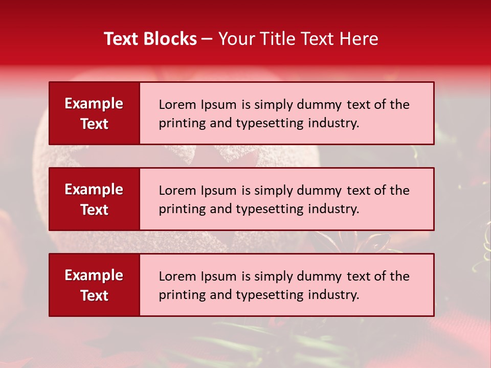 Christmas Tree Christmas Decoration Cinnamon PowerPoint Template