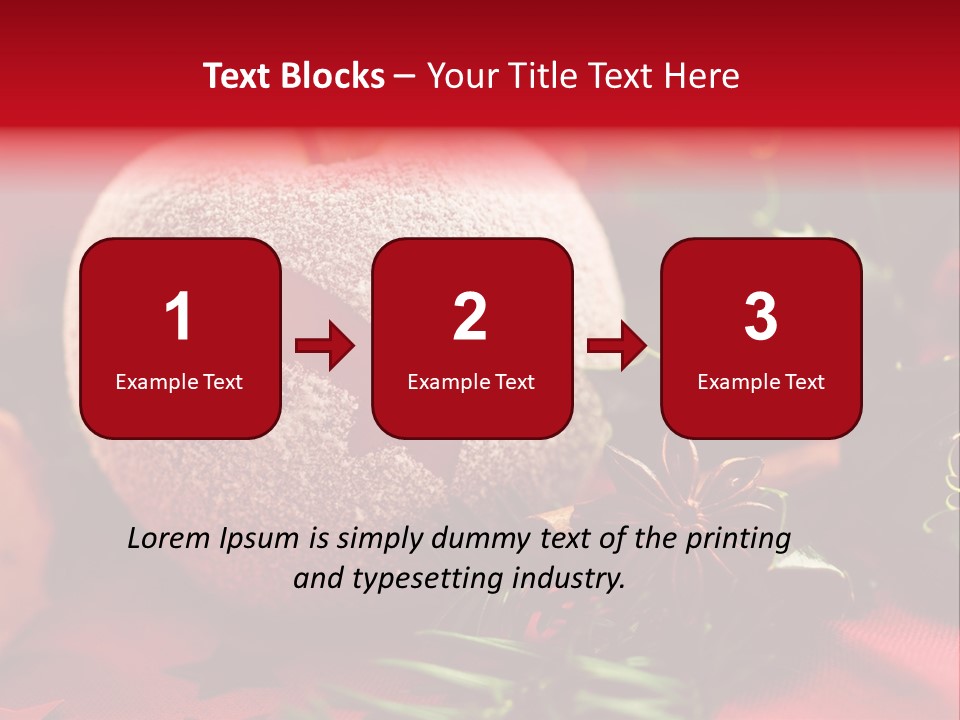 Christmas Tree Christmas Decoration Cinnamon PowerPoint Template