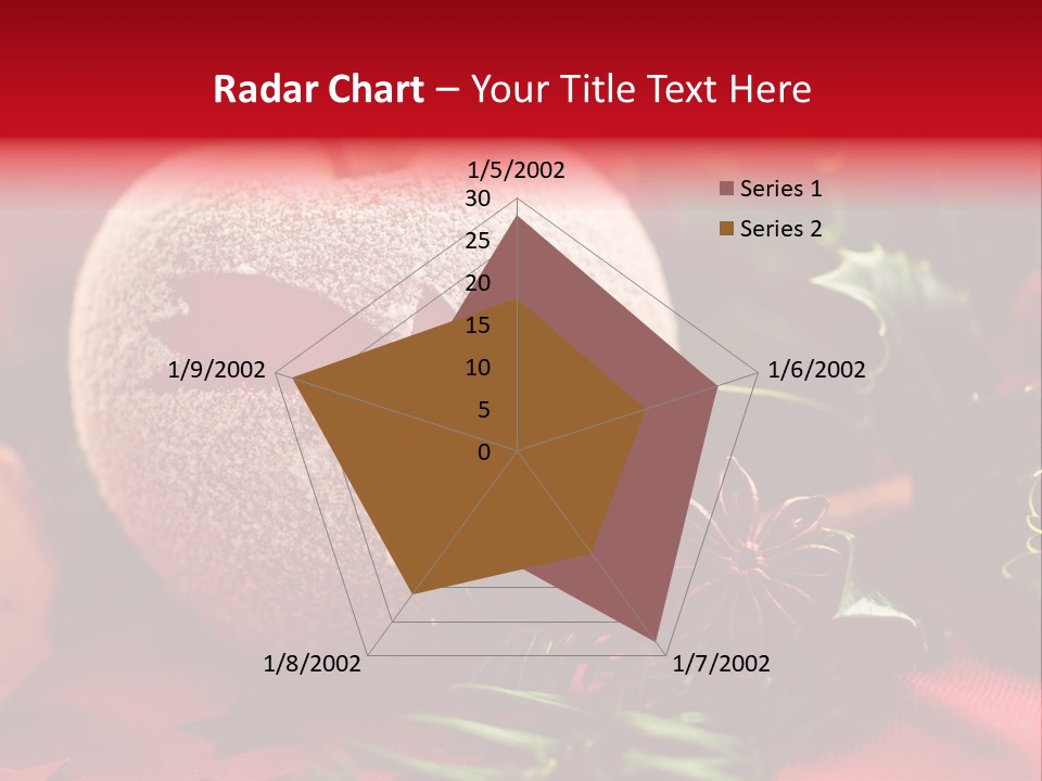 Christmas Tree Christmas Decoration Cinnamon PowerPoint Template
