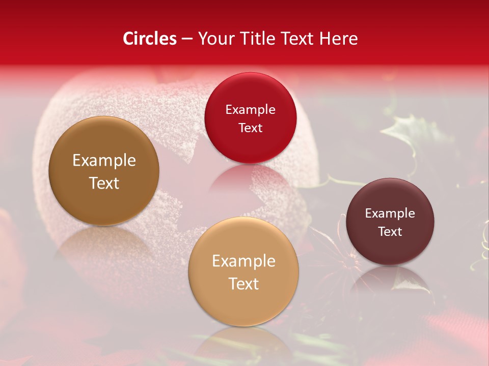 Christmas Tree Christmas Decoration Cinnamon PowerPoint Template