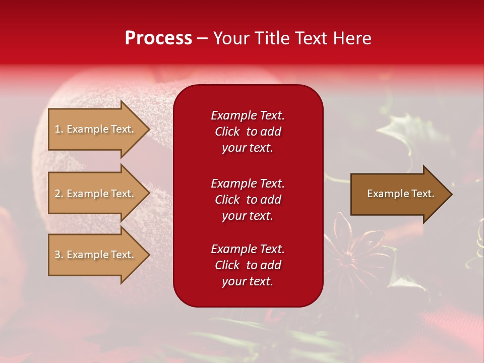 Christmas Tree Christmas Decoration Cinnamon PowerPoint Template