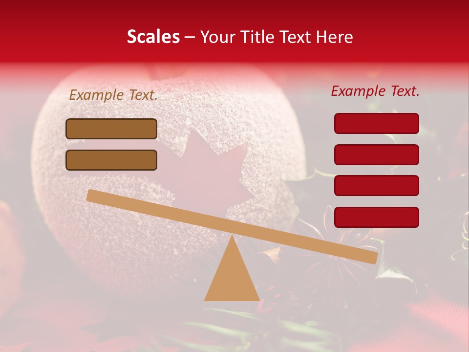 Christmas Tree Christmas Decoration Cinnamon PowerPoint Template