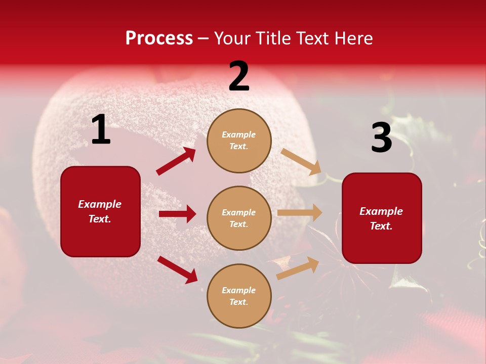 Christmas Tree Christmas Decoration Cinnamon PowerPoint Template