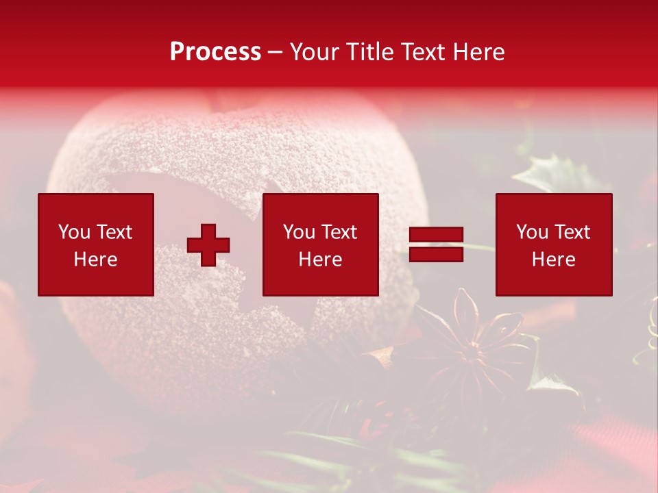 Christmas Tree Christmas Decoration Cinnamon PowerPoint Template