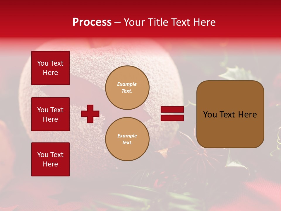 Christmas Tree Christmas Decoration Cinnamon PowerPoint Template