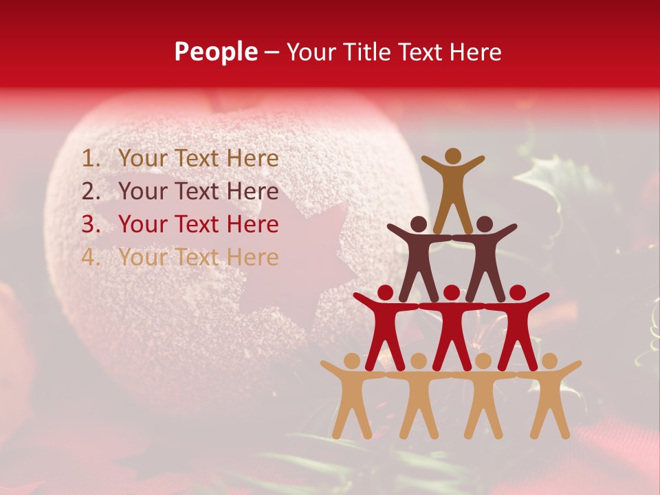 Christmas Tree Christmas Decoration Cinnamon PowerPoint Template