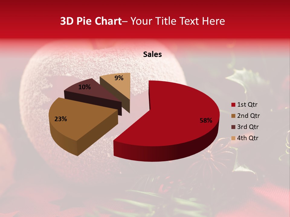 Christmas Tree Christmas Decoration Cinnamon PowerPoint Template