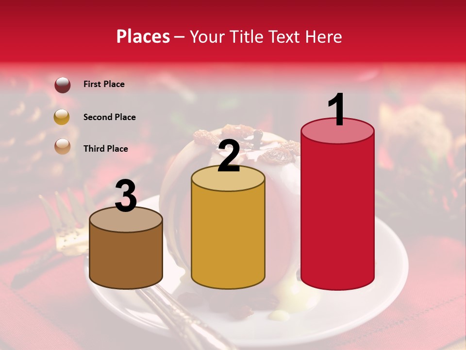 Winter Dessert Cook PowerPoint Template