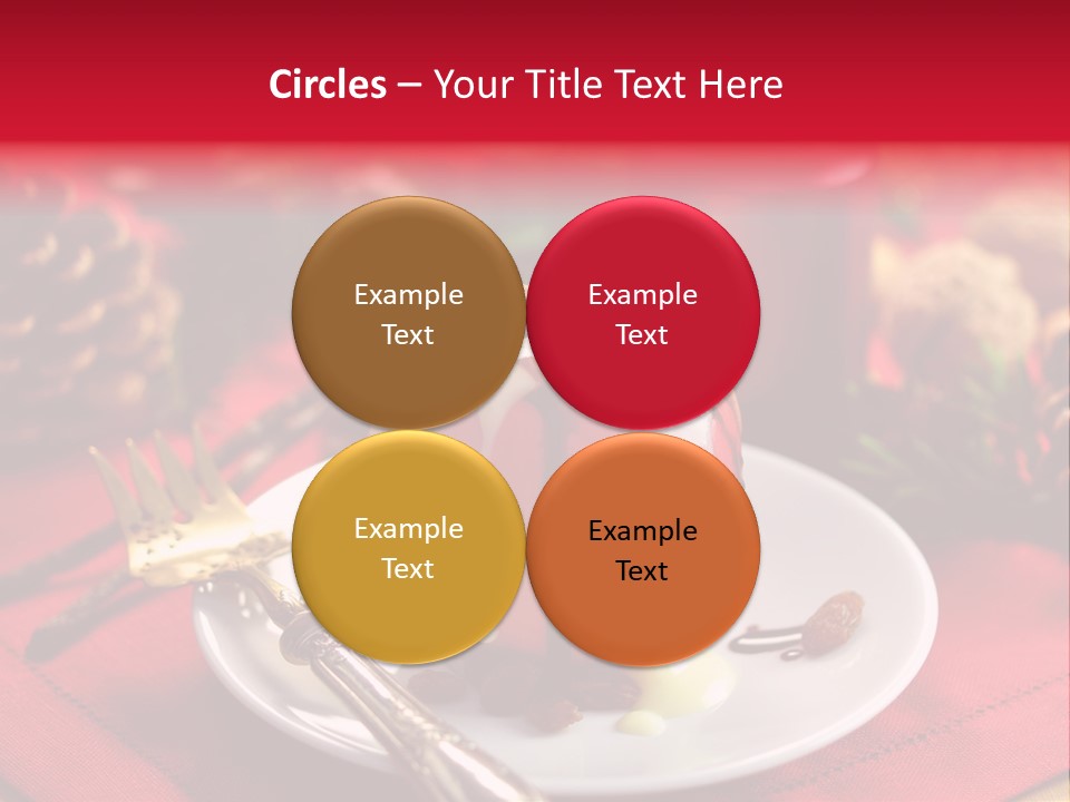 Winter Dessert Cook PowerPoint Template