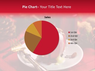 Winter Dessert Cook PowerPoint Template