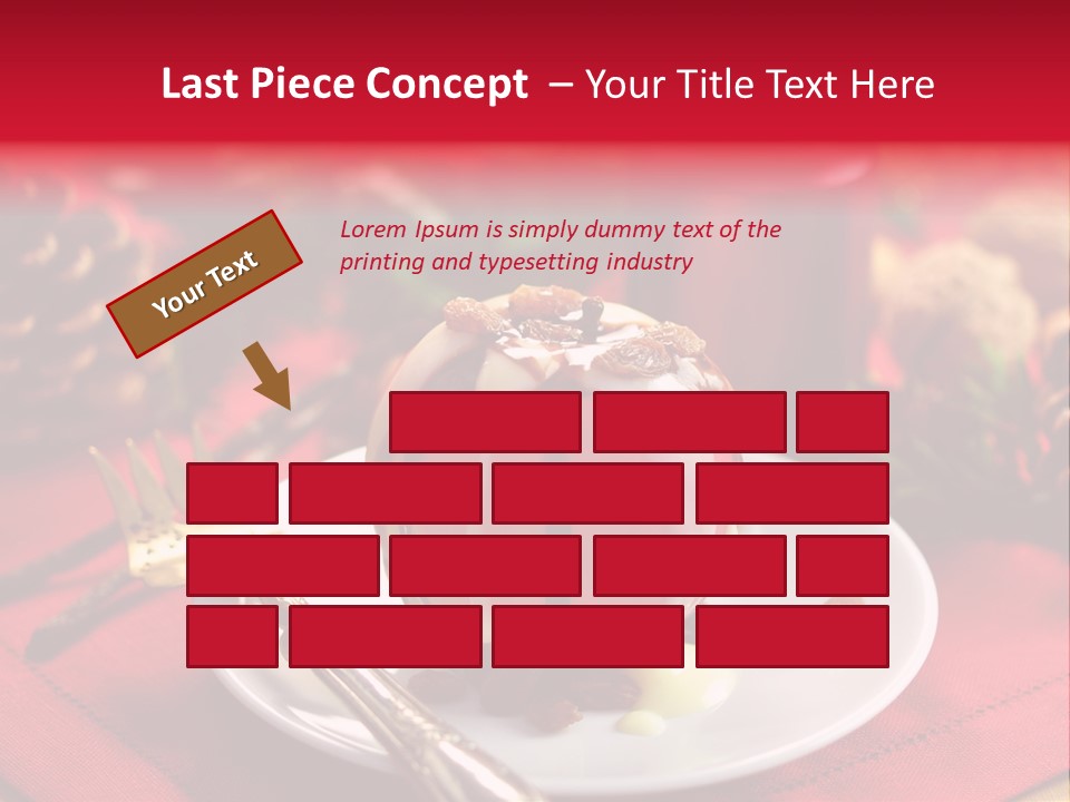 Winter Dessert Cook PowerPoint Template