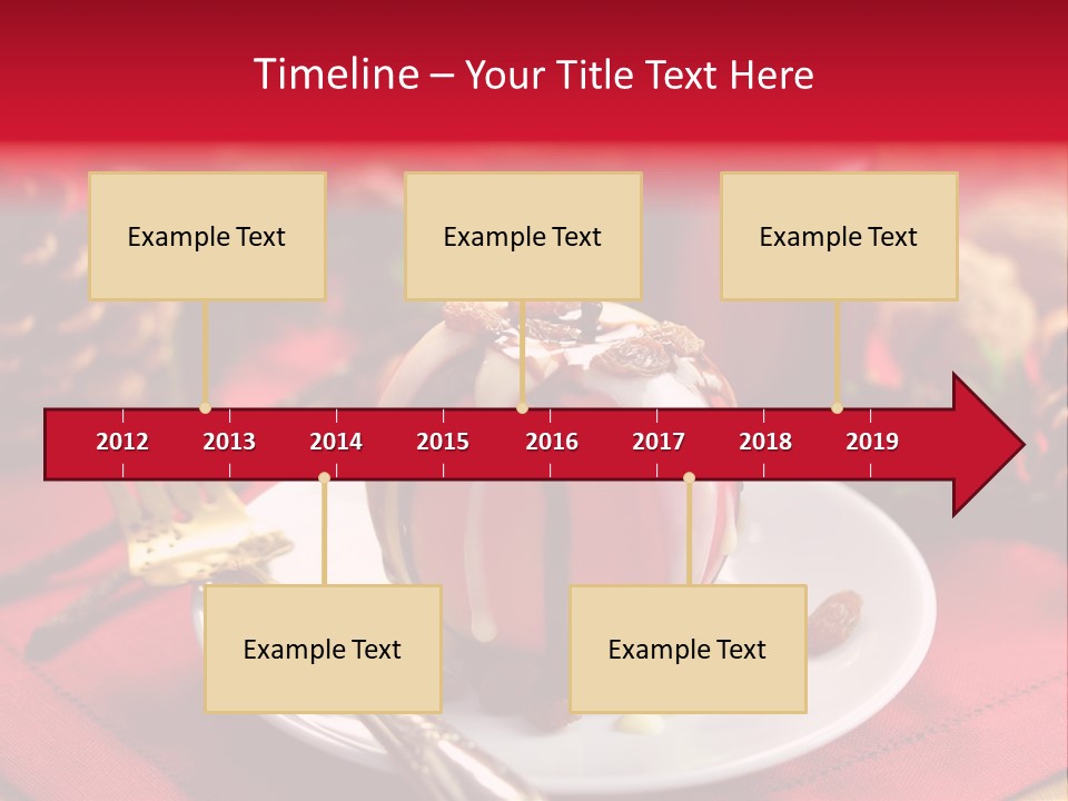 Winter Dessert Cook PowerPoint Template