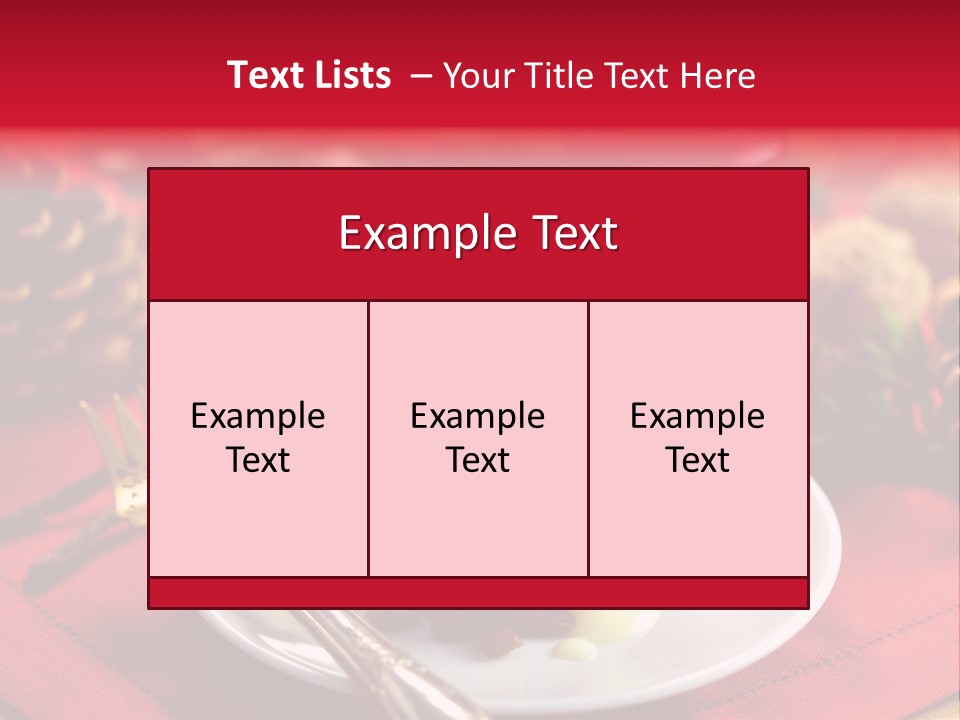Winter Dessert Cook PowerPoint Template