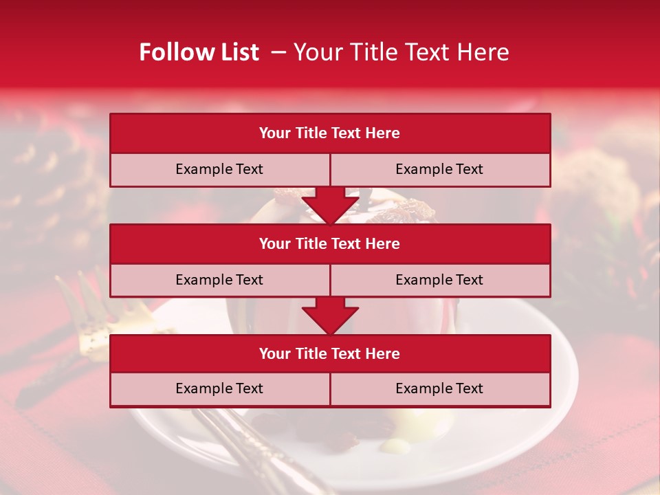 Winter Dessert Cook PowerPoint Template