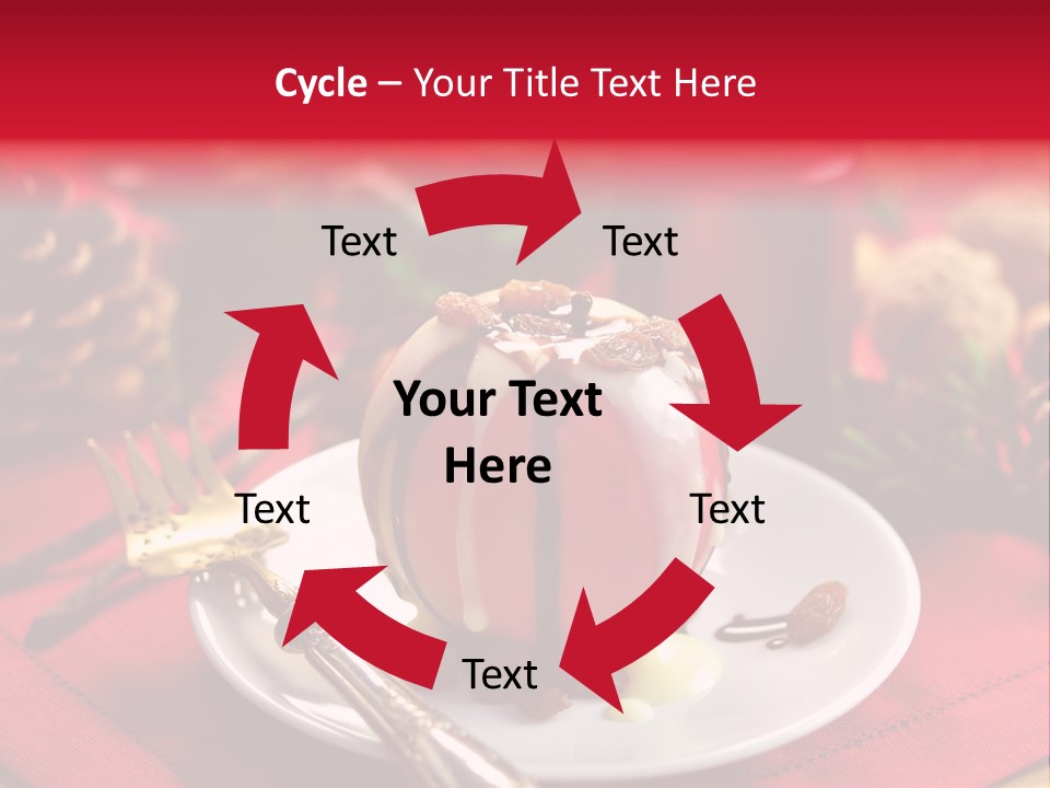 Winter Dessert Cook PowerPoint Template