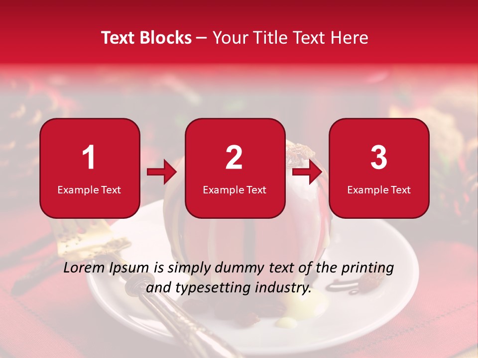 Winter Dessert Cook PowerPoint Template