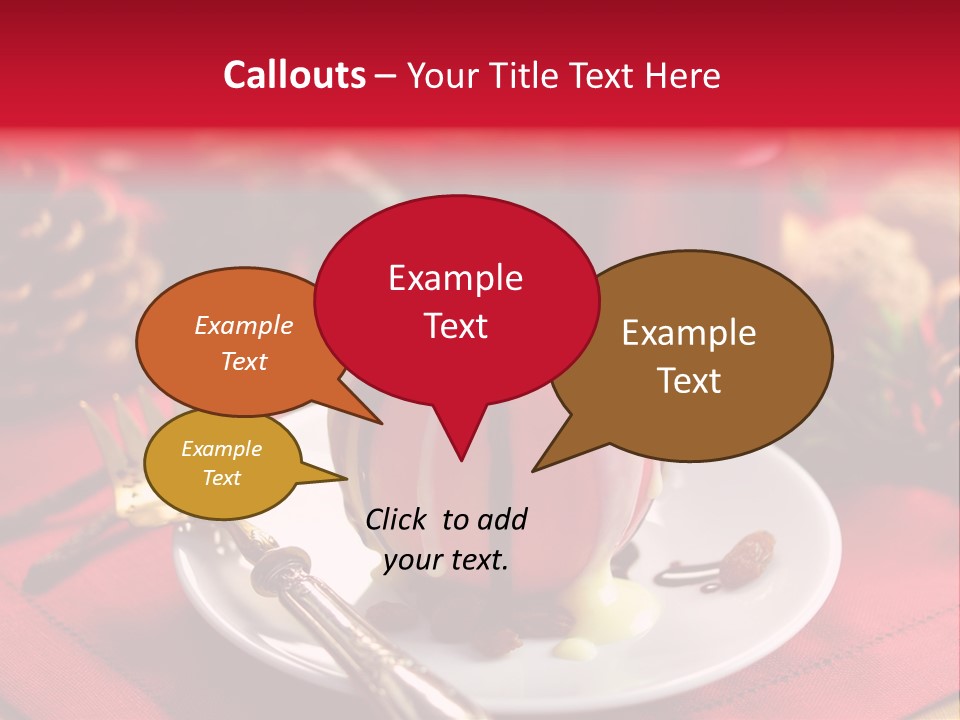 Winter Dessert Cook PowerPoint Template