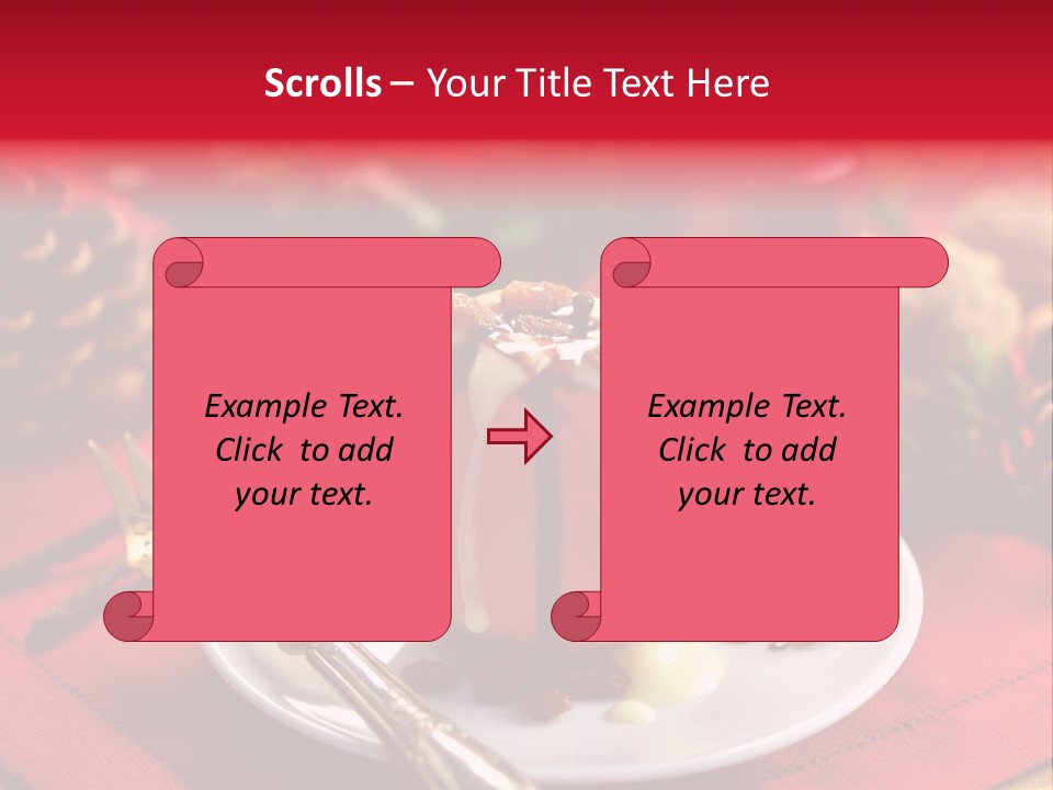 Winter Dessert Cook PowerPoint Template