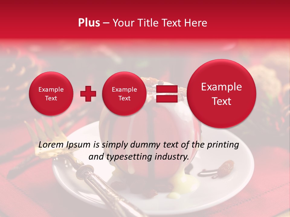 Winter Dessert Cook PowerPoint Template