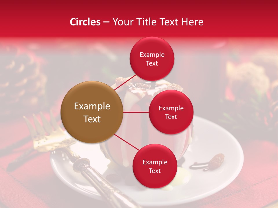 Winter Dessert Cook PowerPoint Template