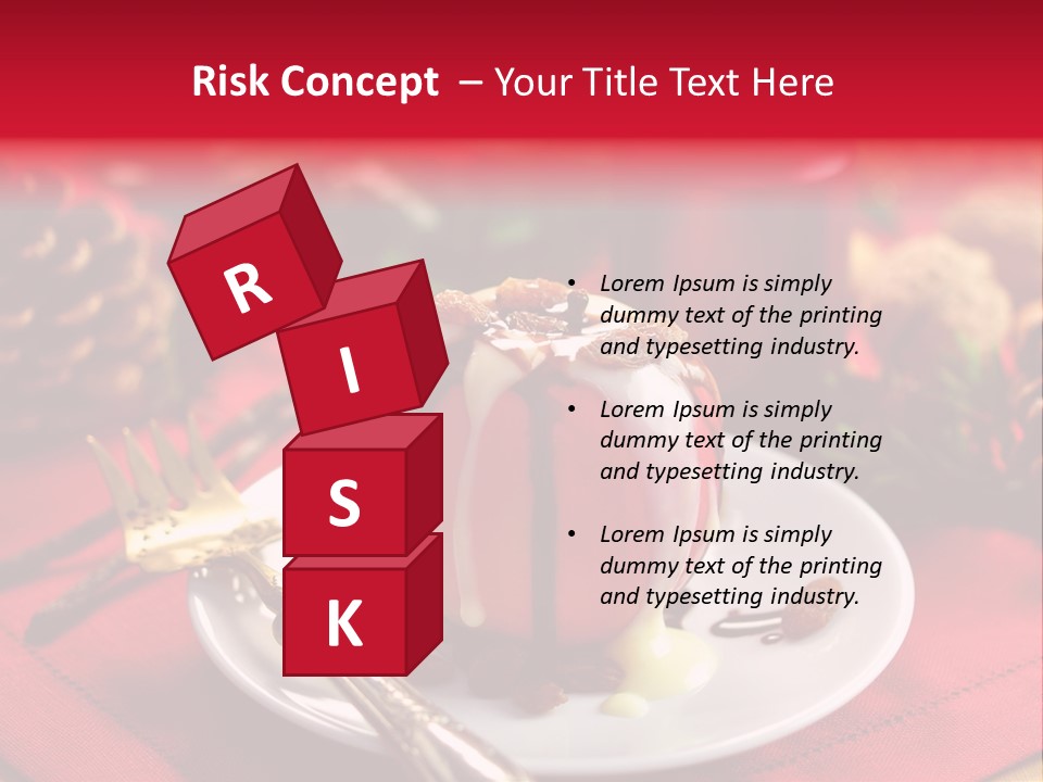 Winter Dessert Cook PowerPoint Template