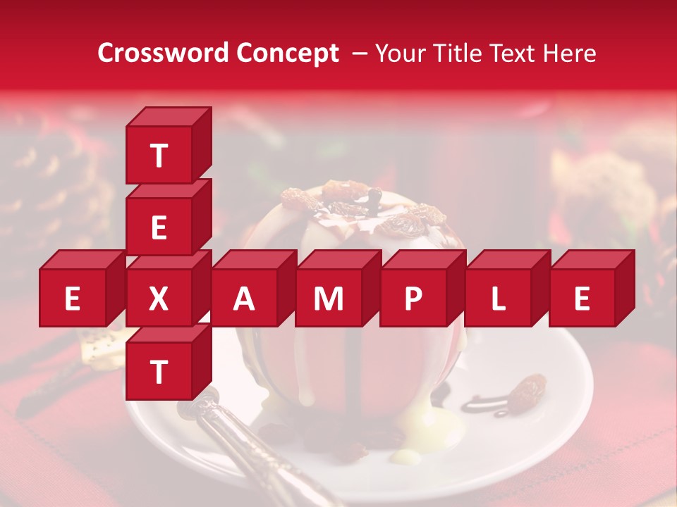 Winter Dessert Cook PowerPoint Template