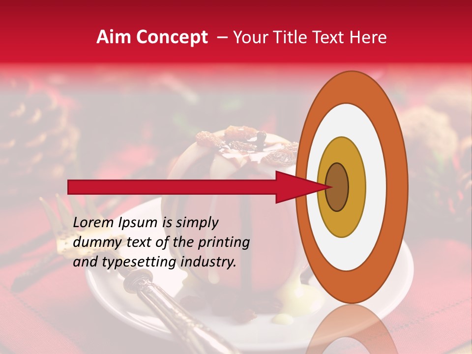 Winter Dessert Cook PowerPoint Template