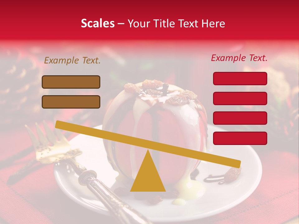Winter Dessert Cook PowerPoint Template