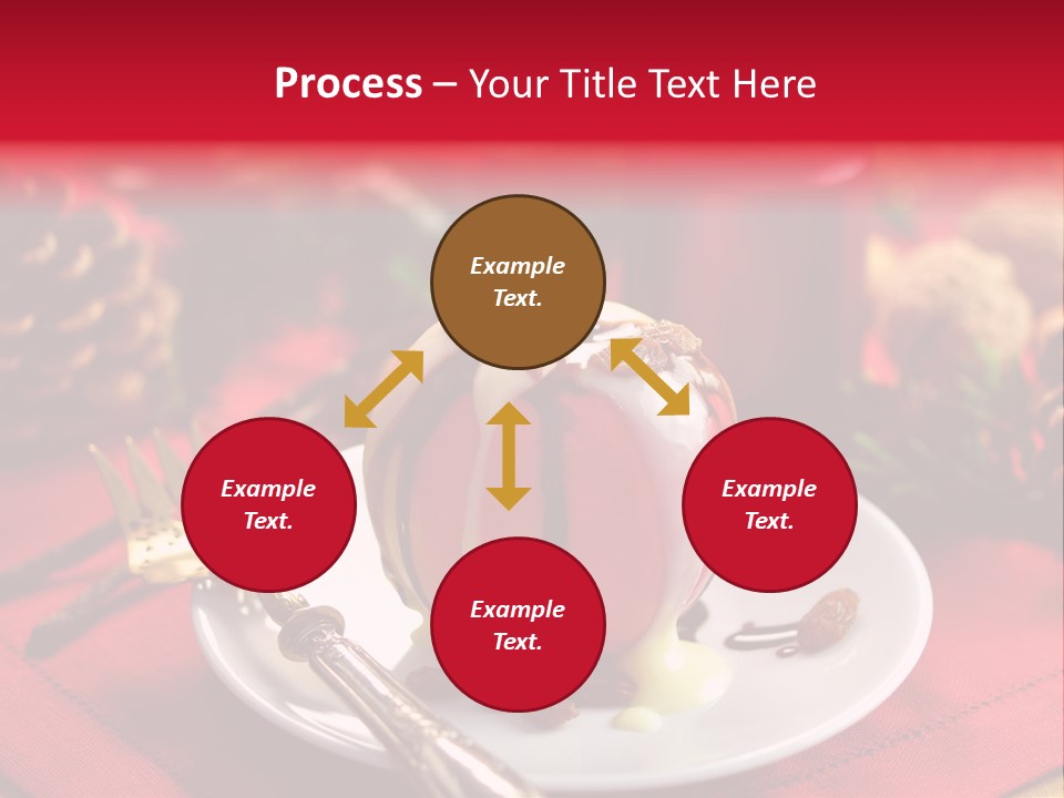 Winter Dessert Cook PowerPoint Template