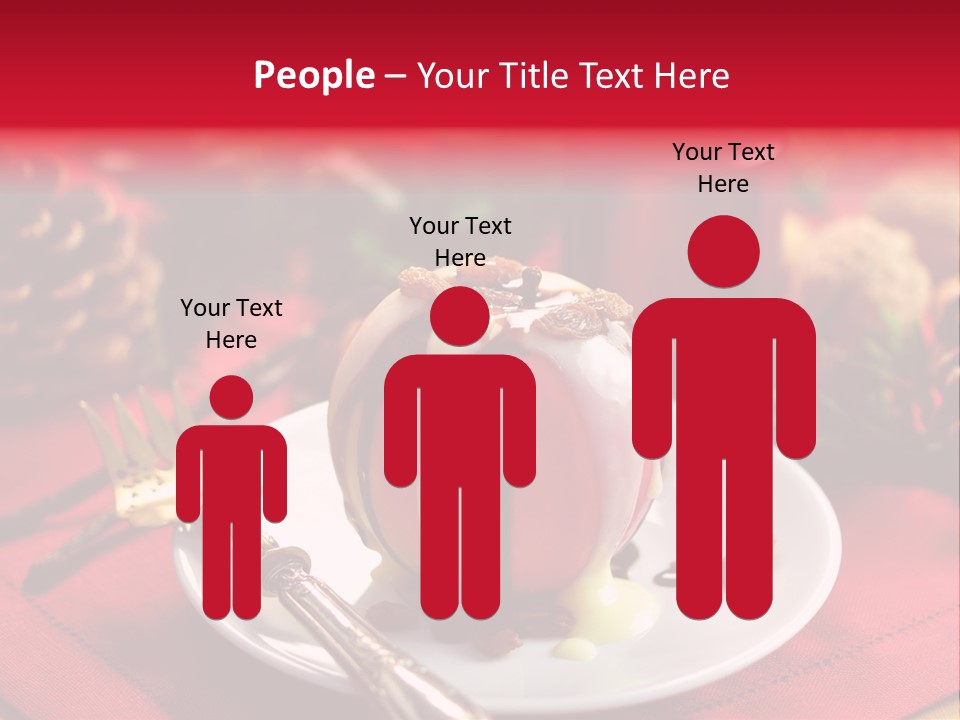 Winter Dessert Cook PowerPoint Template