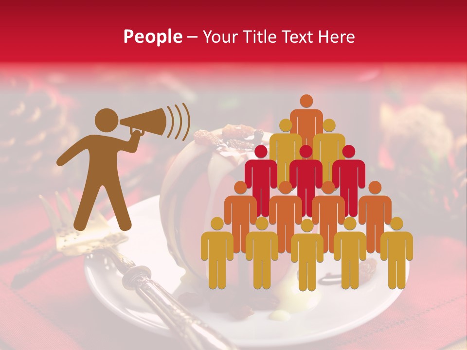 Winter Dessert Cook PowerPoint Template