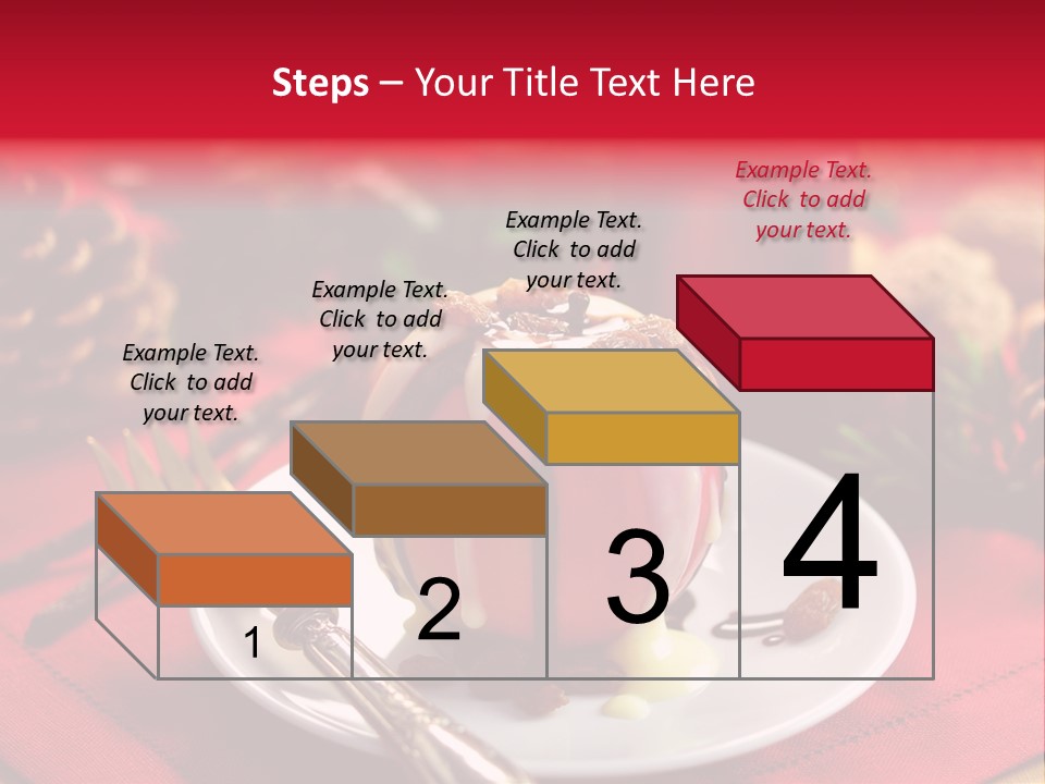 Winter Dessert Cook PowerPoint Template