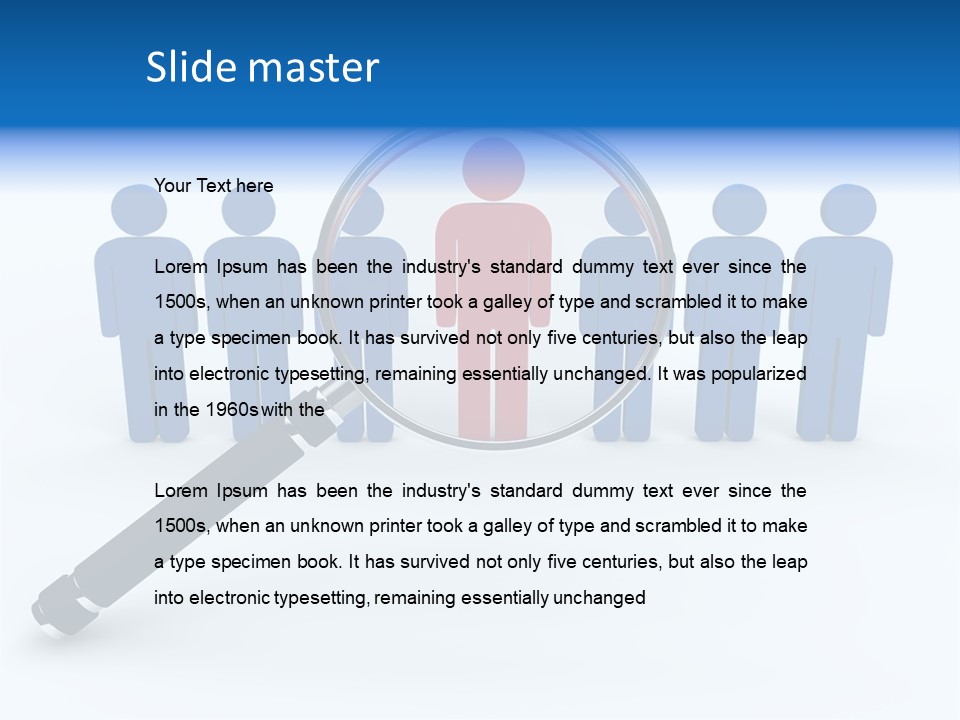 Blue Background Series PowerPoint Template