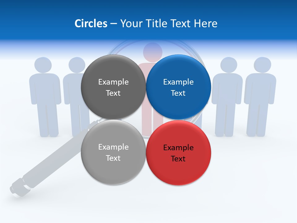 Blue Background Series PowerPoint Template